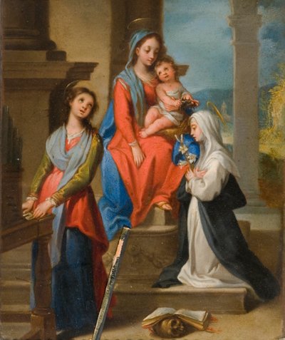 The Madonna and Child with Saints by Ventura di Arcangelo Salimbeni